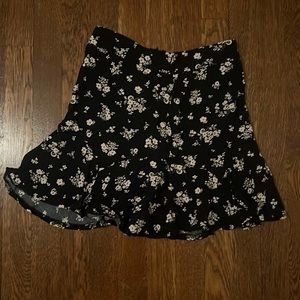 Free people floral skirt, size zero